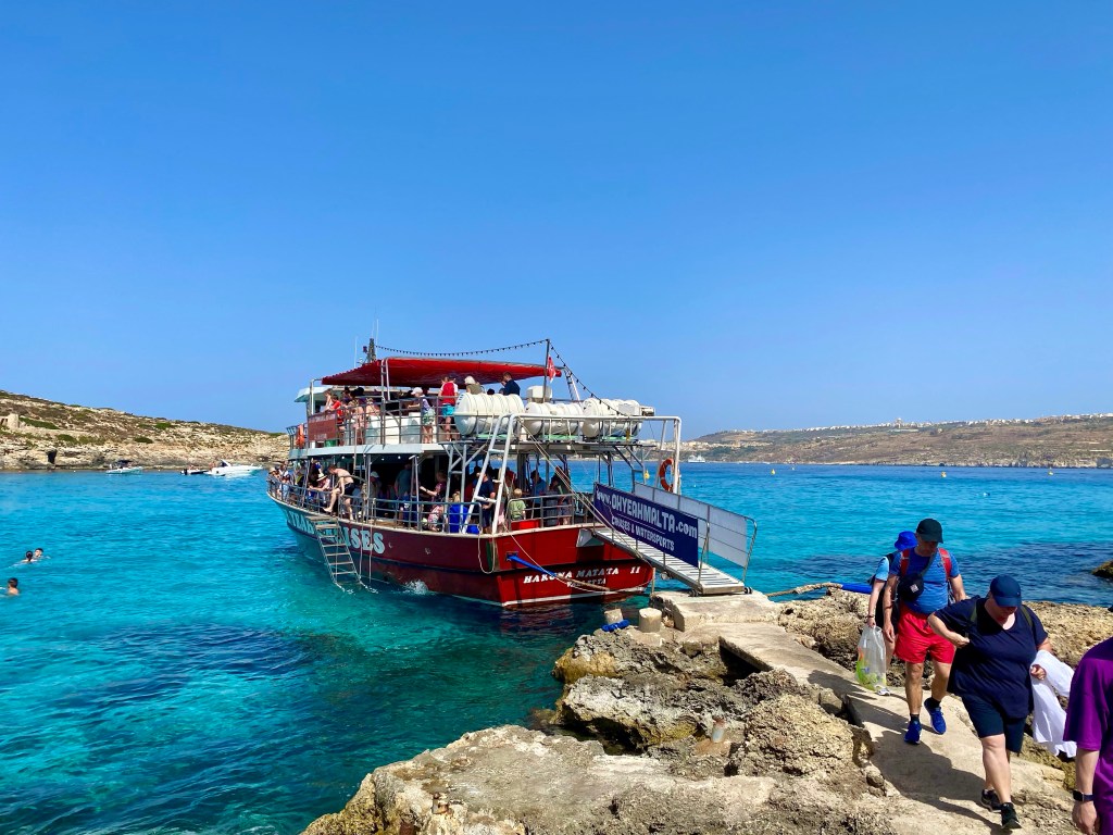 Comino, Bådtur til Den Blå Lagune Malta