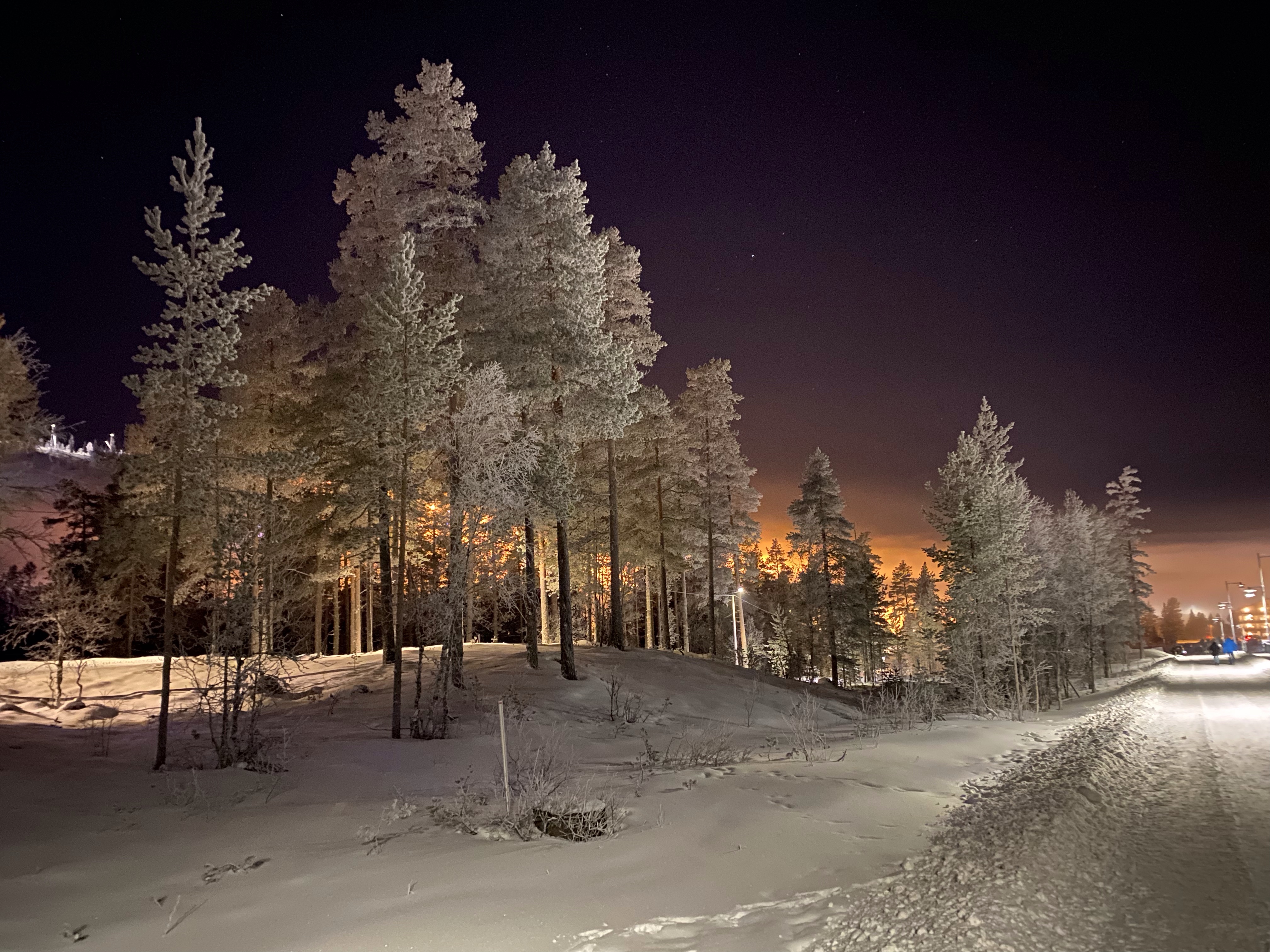 På vej mod skiferie i Sverige.