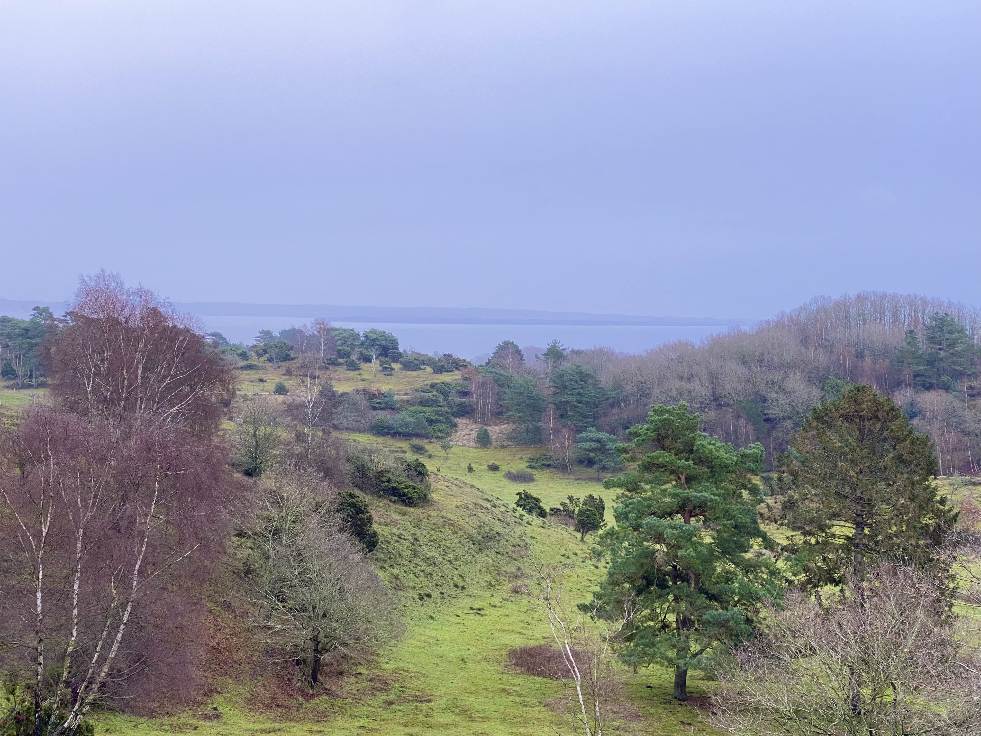 Det smukke landskab i Mols Bjerge